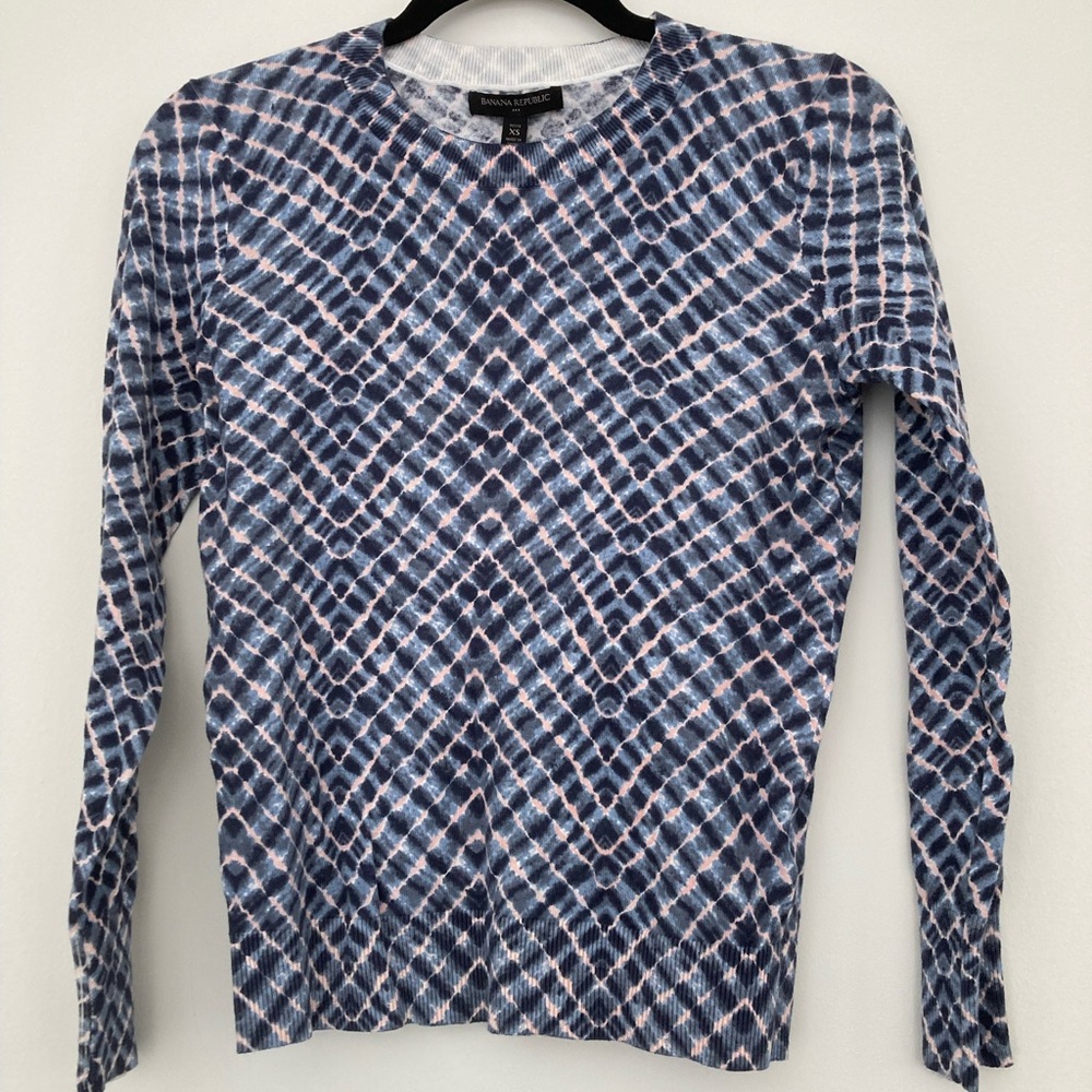Banana Republic Abstract Tie Dye Sweater